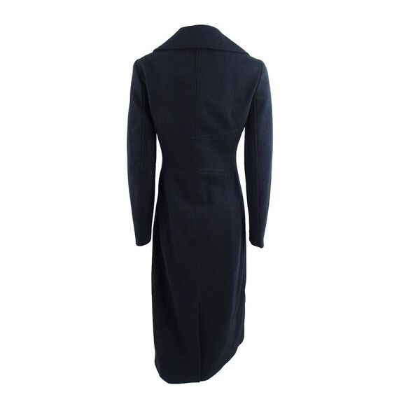 Tommy Hilfiger Women's Single-Breasted Maxi Coat (XXS, Navy) - Picture 2 of 3